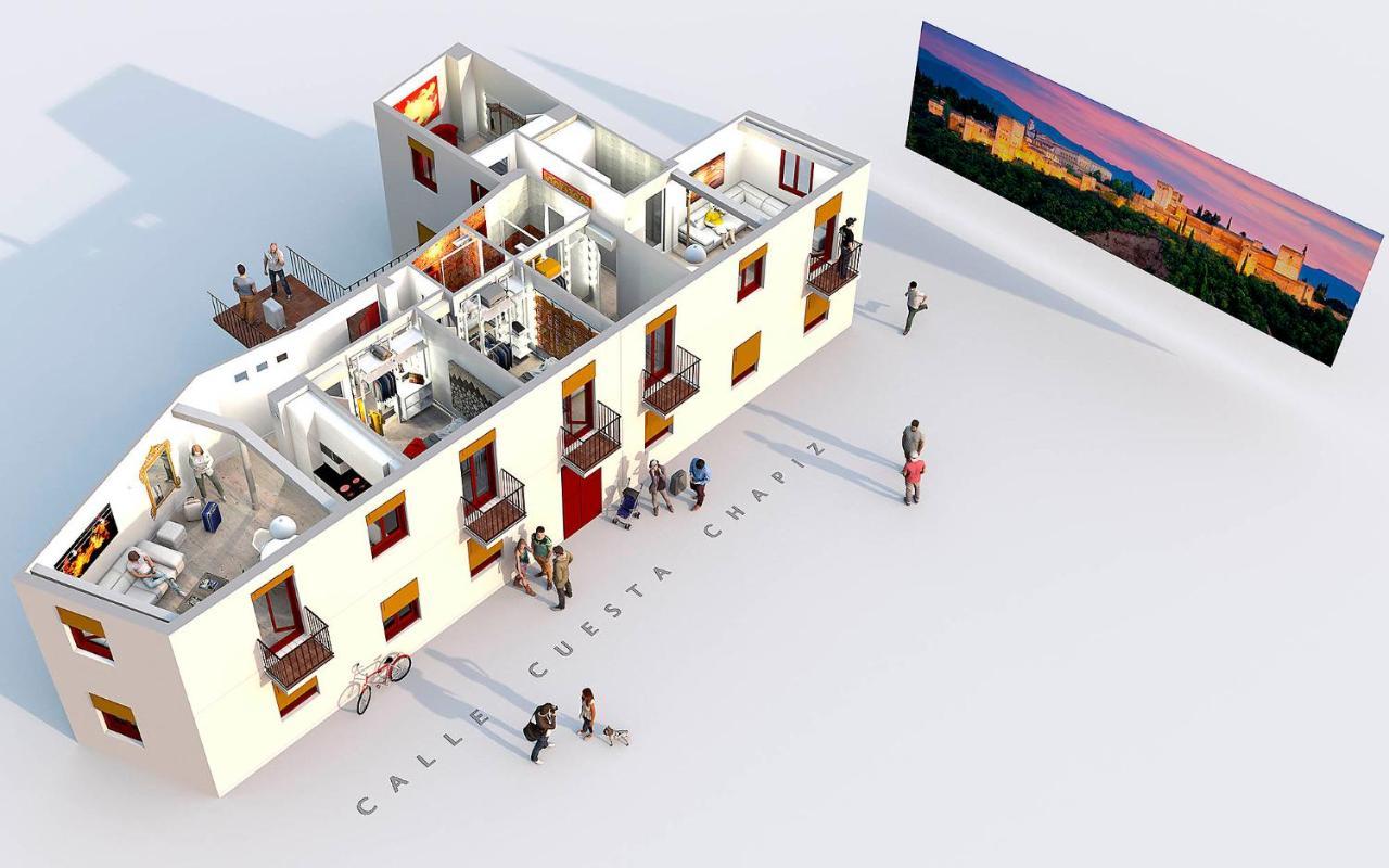Art Chapiz Apartments Granada Ngoại thất bức ảnh