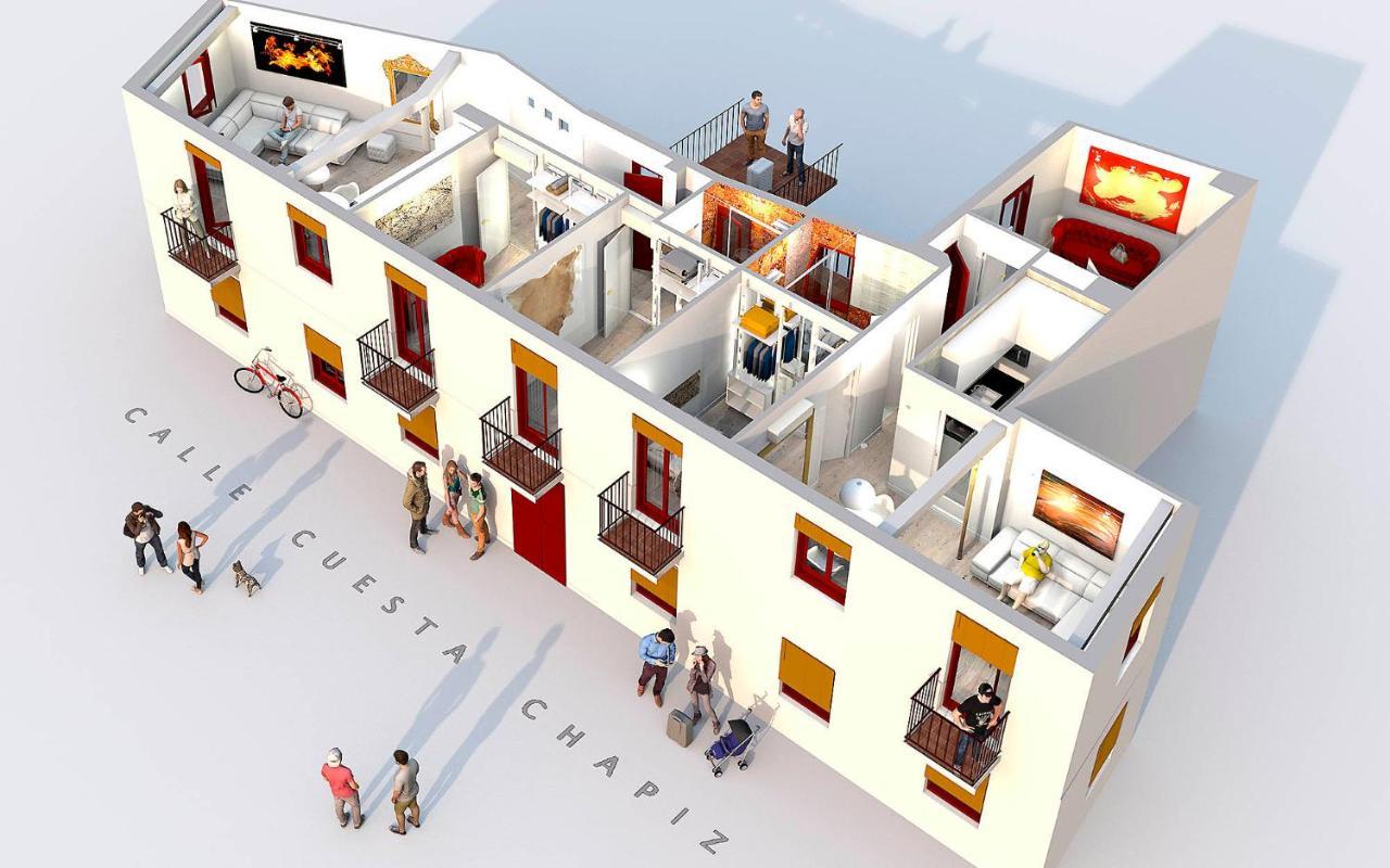 Art Chapiz Apartments Granada Ngoại thất bức ảnh